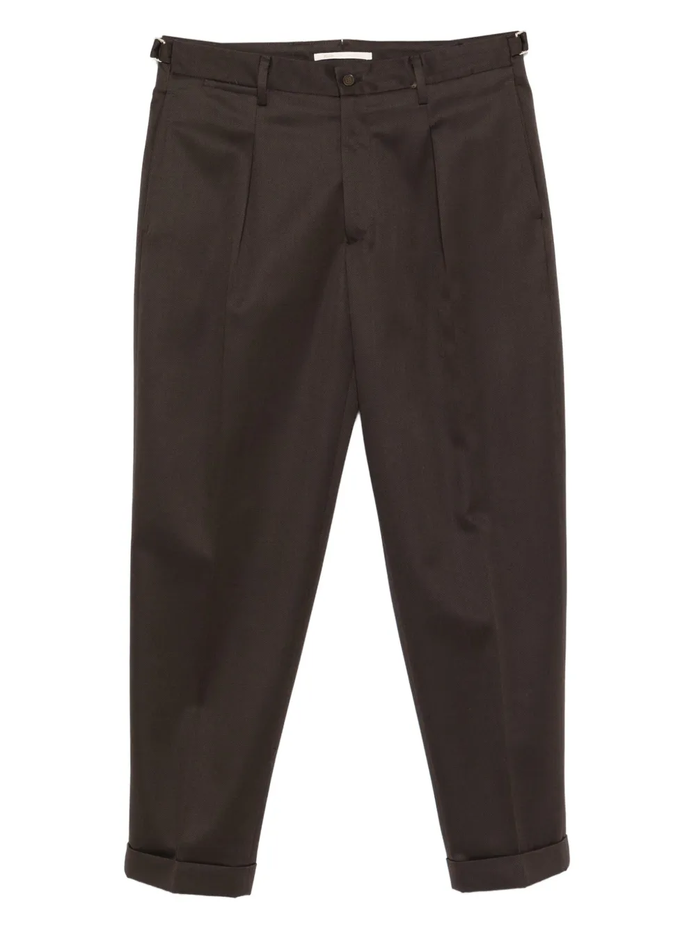 Briglia 1949 pleated cuffed trousers | Brown | Image 1