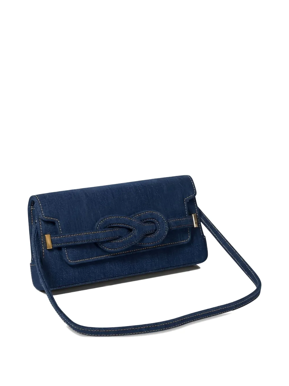 Amato Daniele Denim Clutch Bag In Blue