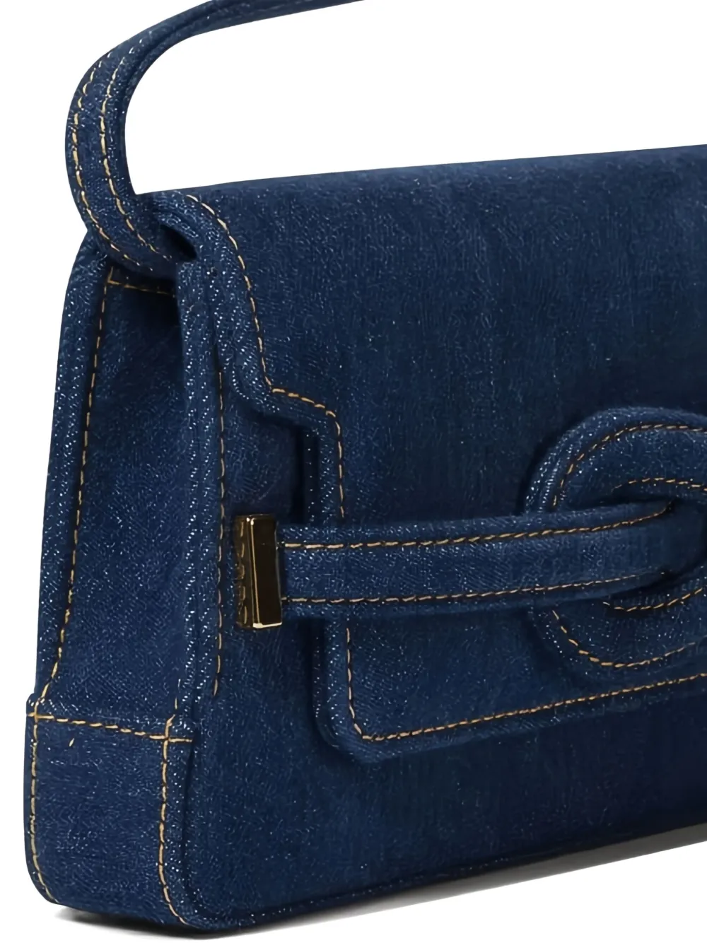 Amato Daniele Denim Clutch Bag In Blue