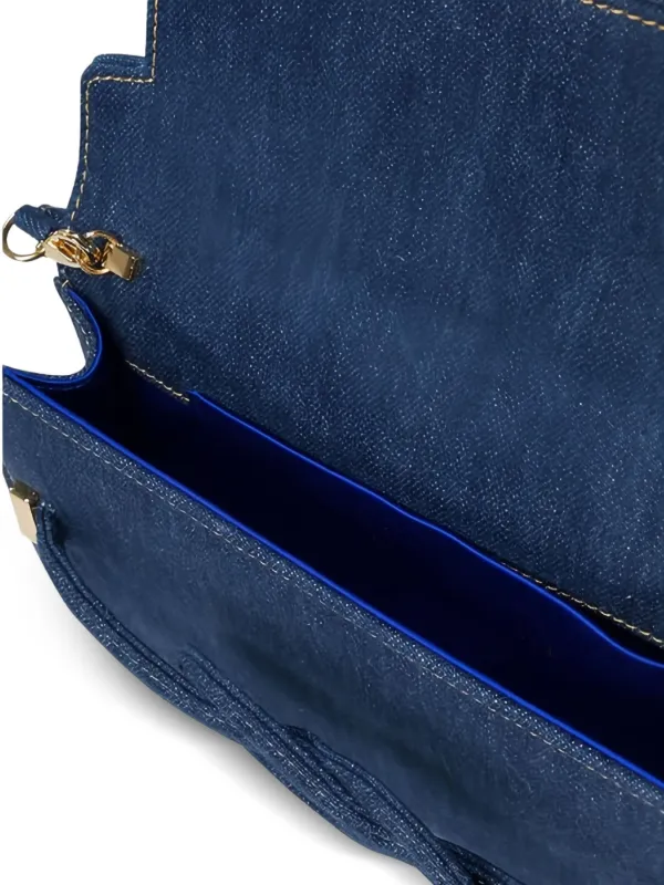 バッグ・カバンその他 Amato Daniele Crossbody bags Blue Amato Daniele Floral Textured Blue Crossbody Bag Shoulder