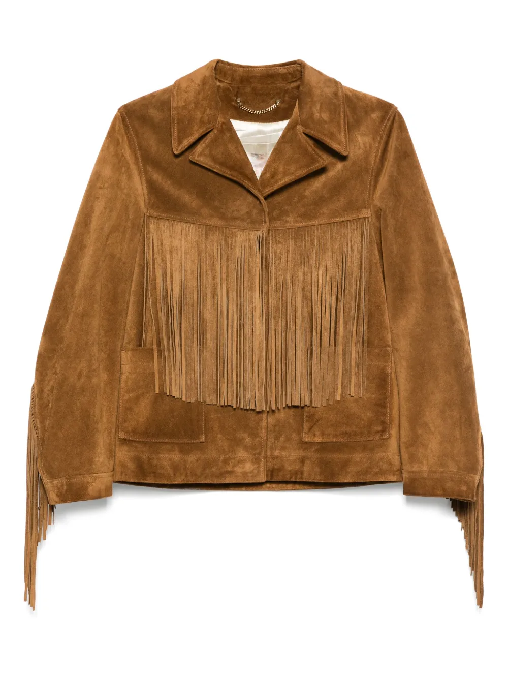 fringed suede jacket