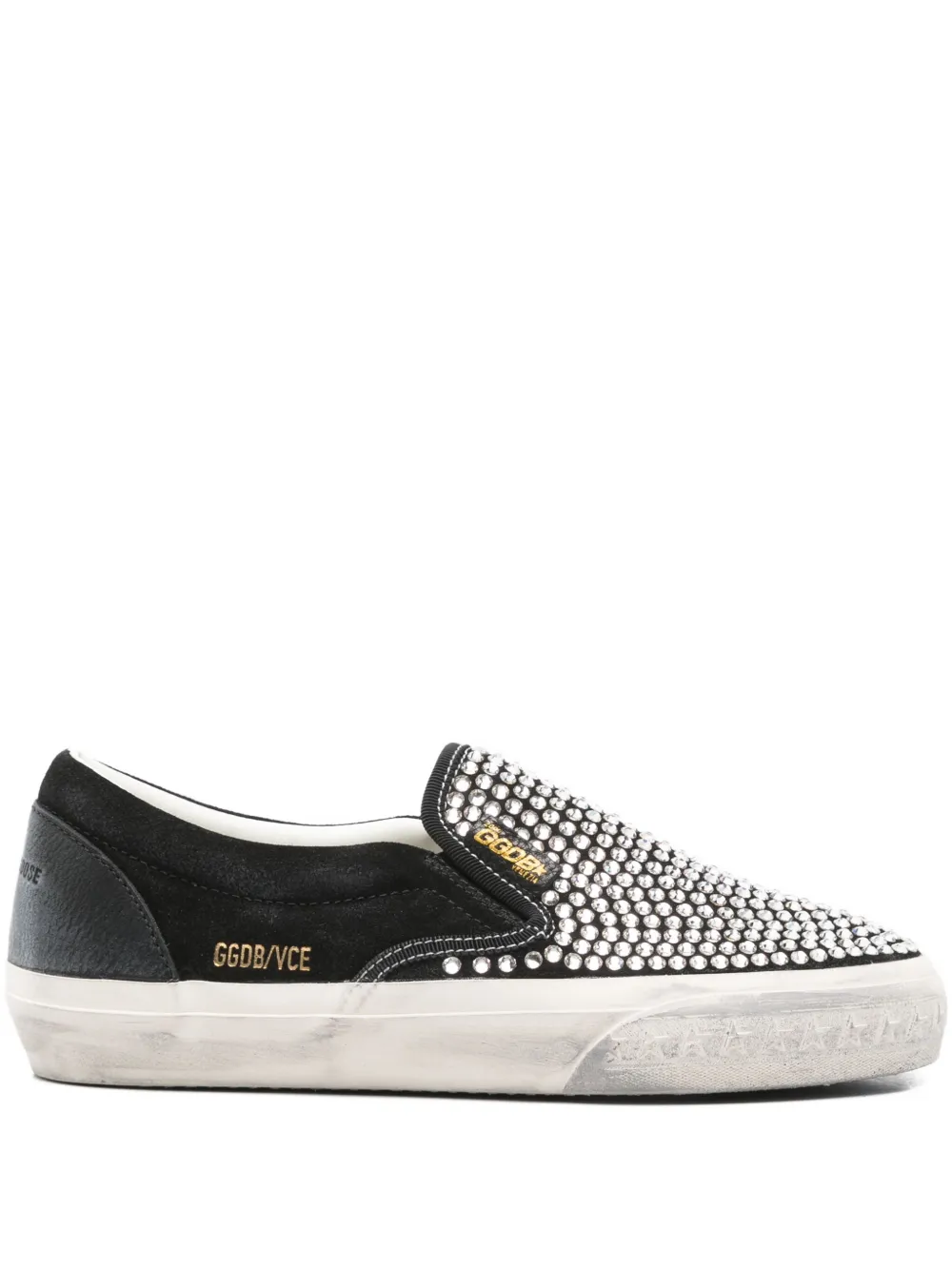 Golden Goose VCE crystal-embellished slip-on sneakers - ブラック Golden Goose VCE crystal-embellished slip-on sneakers - ブラック