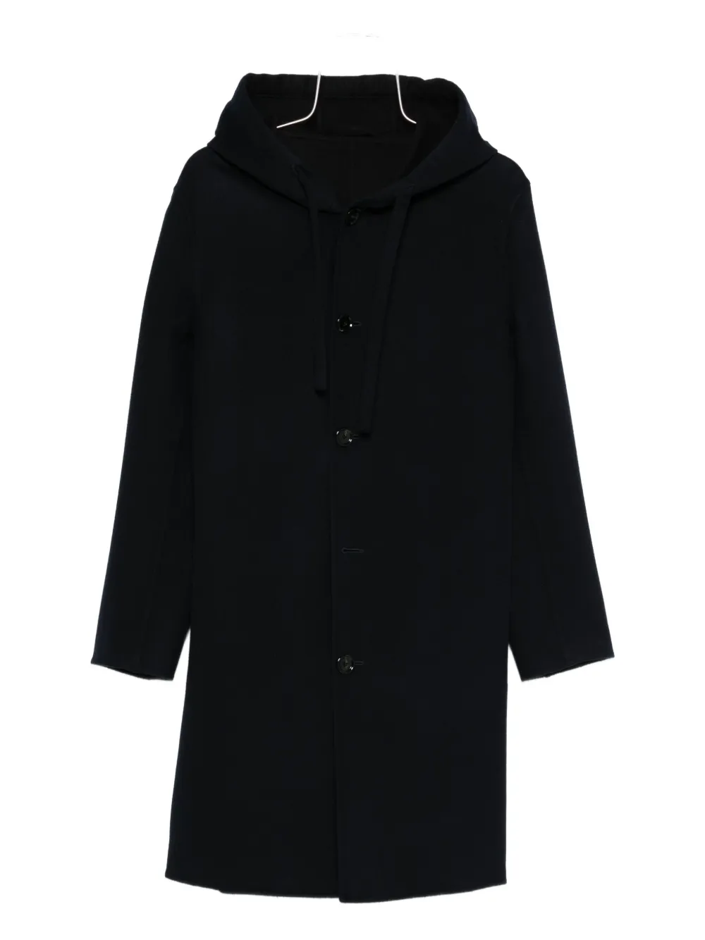 Lardini virgin wool single-breasted coat | Black | Image 1