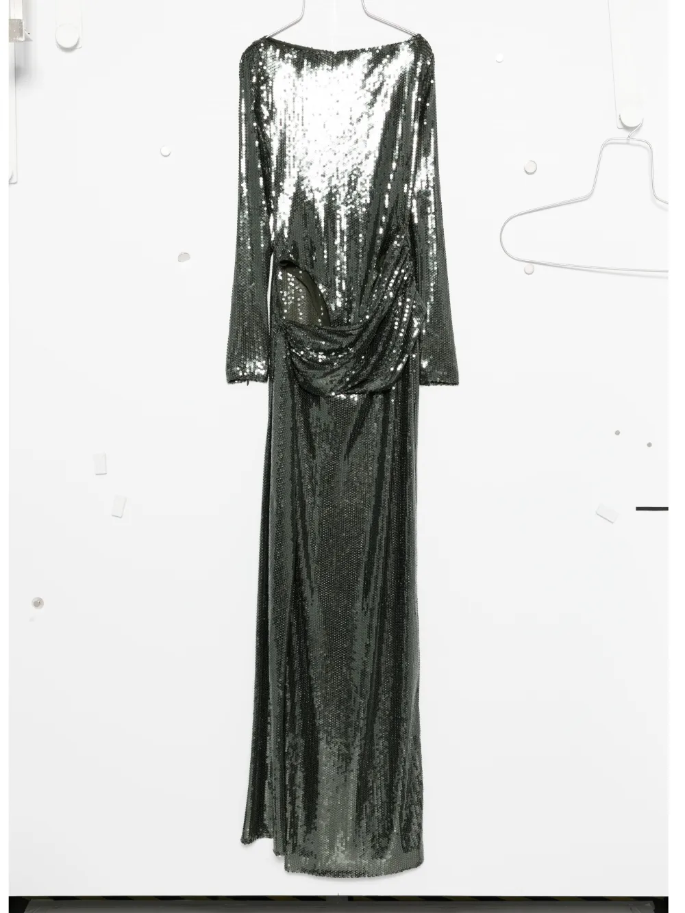 Alex Perry sequin-embellished maxi dress - Verde