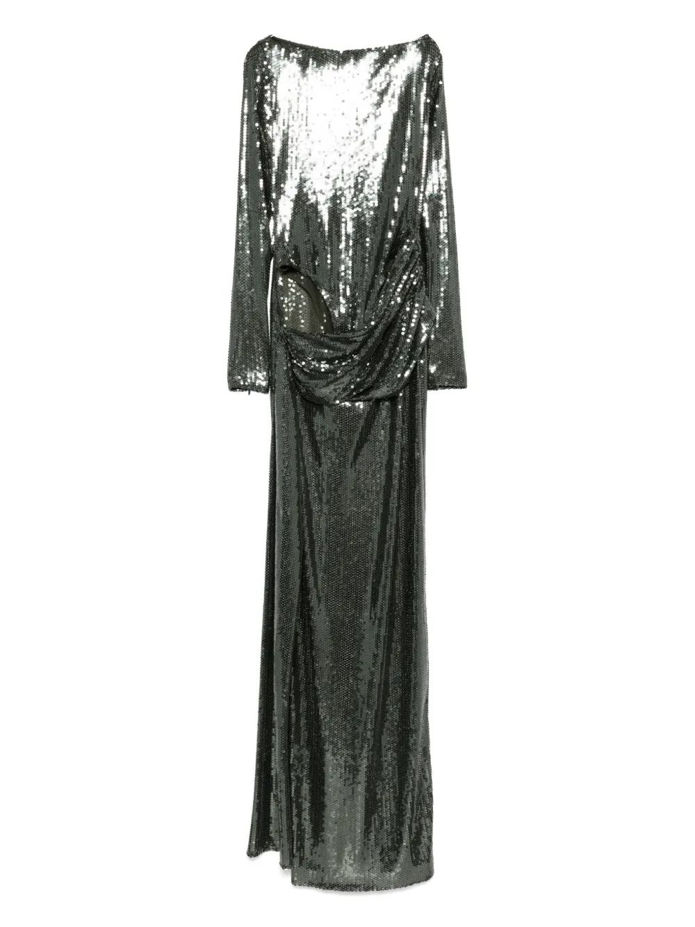 Alex Perry sequin-embellished maxi dress Groen