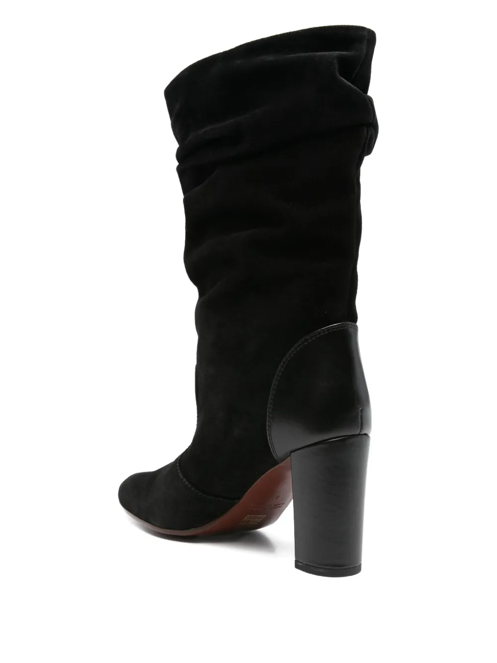 Chie Mihara 85mm calf-leather boots Black