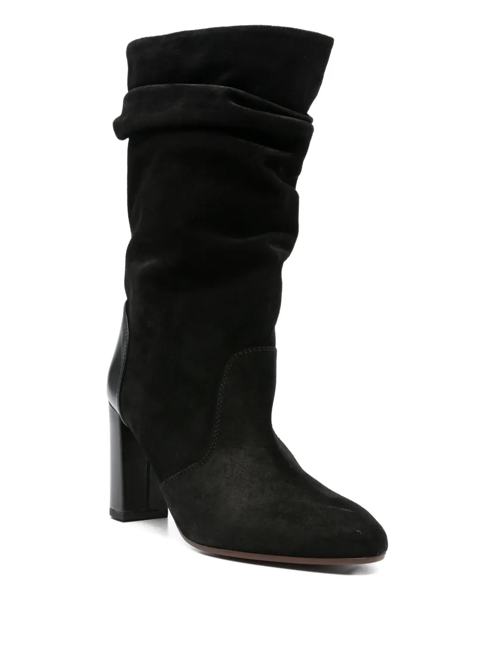 Chie Mihara 85mm calf-leather boots Black