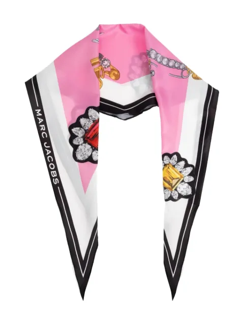 Marc Jacobs mascada con joyas estampadas