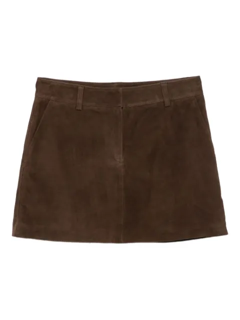 Giuseppe Di Morabito suede mini skirt