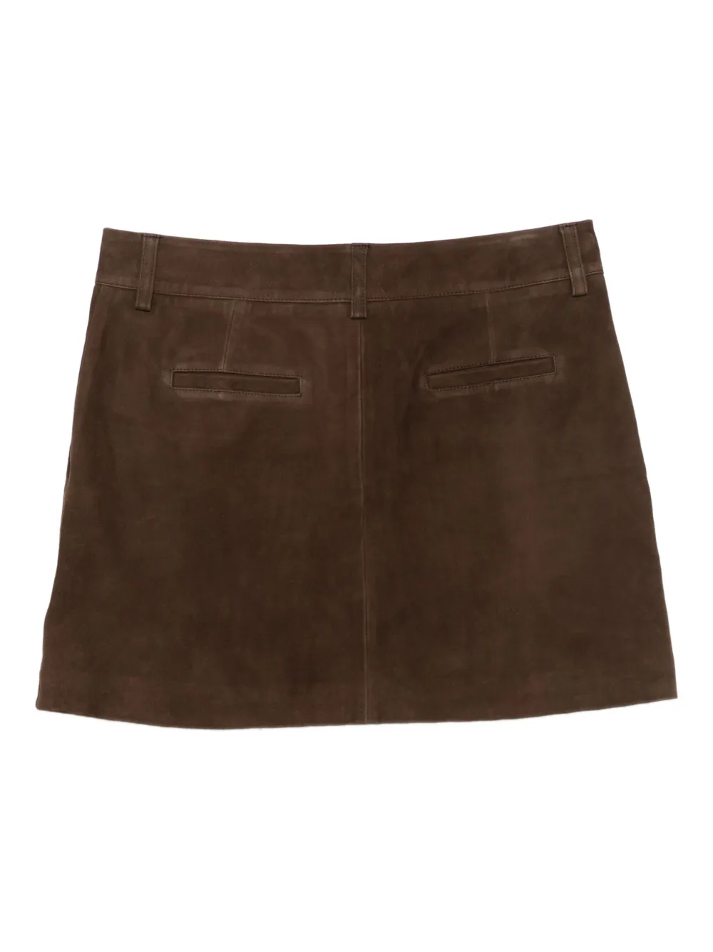 Giuseppe Di Morabito suede mini skirt - Bruin