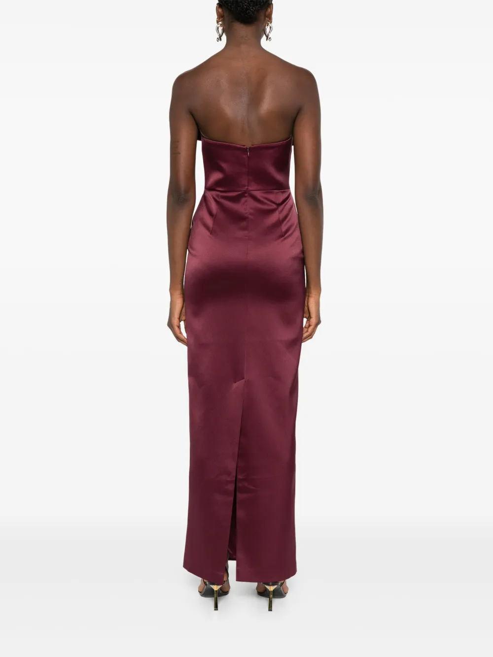 The New Arrivals Ilkyaz Ozel Off-shoulder jurk Paars