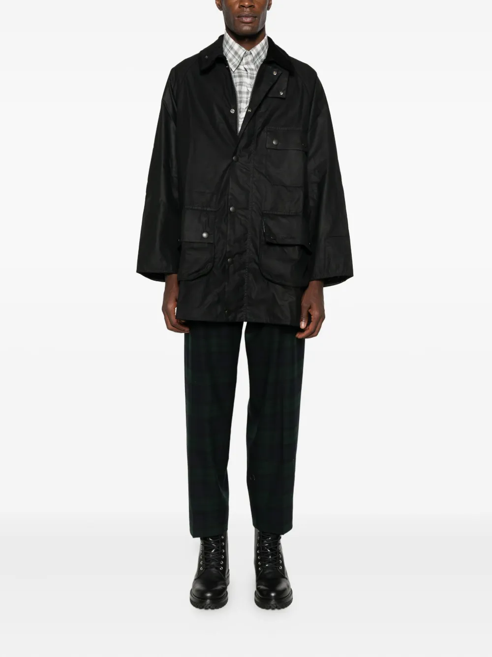Barbour abrigo con cuello de pana | Abrigos con botonadura simple | Image 2
