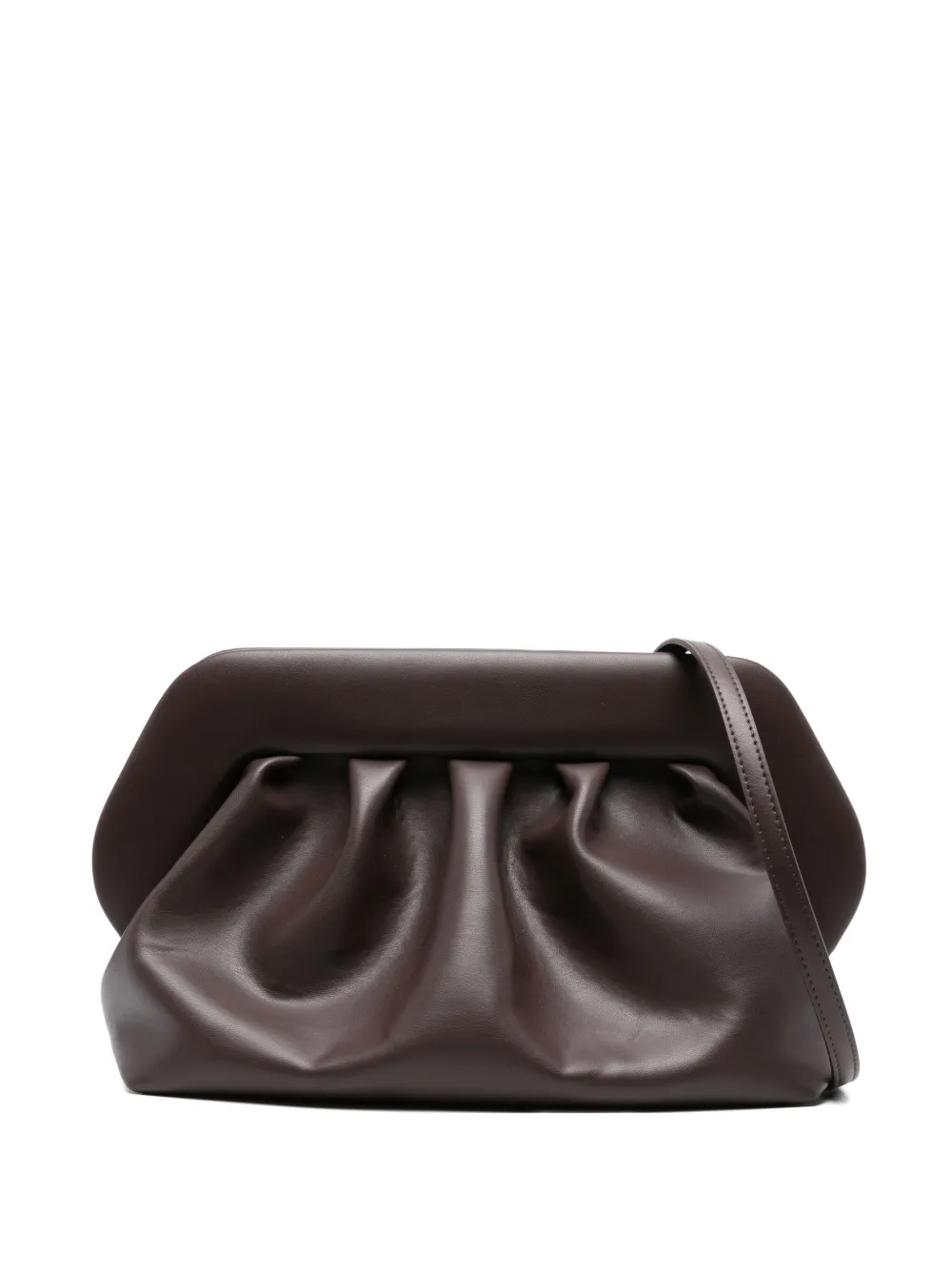 Themoirè Bios clutch Bruin