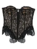 Giuseppe Di Morabito sweetheart-neckline corset top - Black