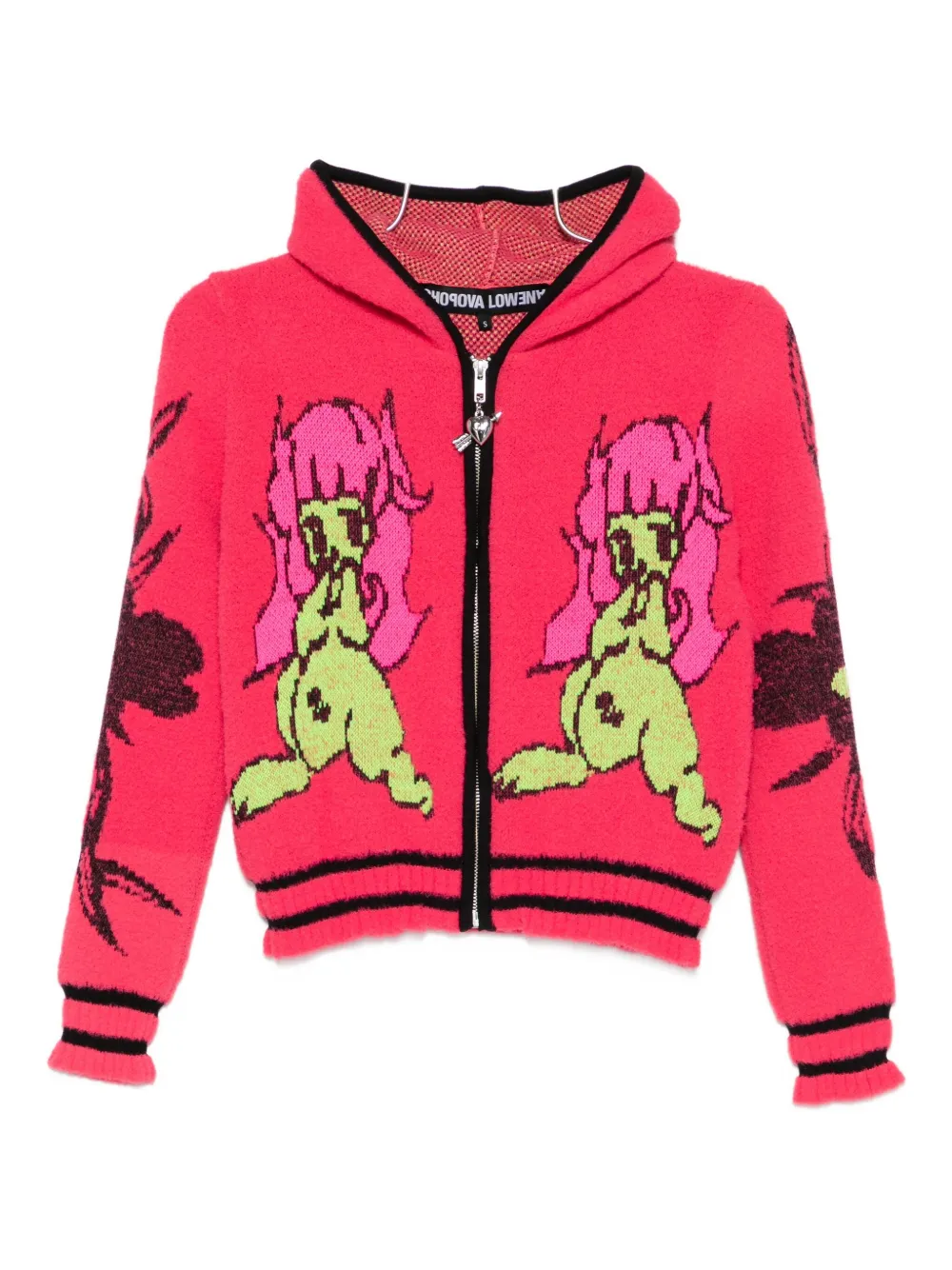 Chopova Lowena My Name Is Tiny Cardigan In Pink