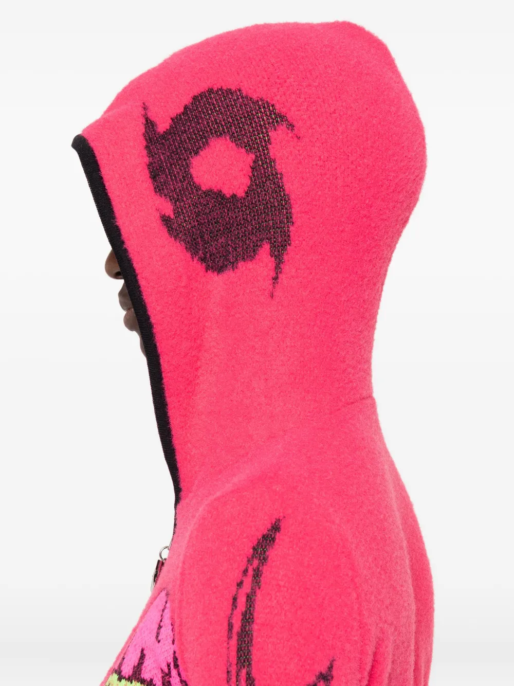 Chopova Lowena My Name Is Tiny Cardigan In Pink