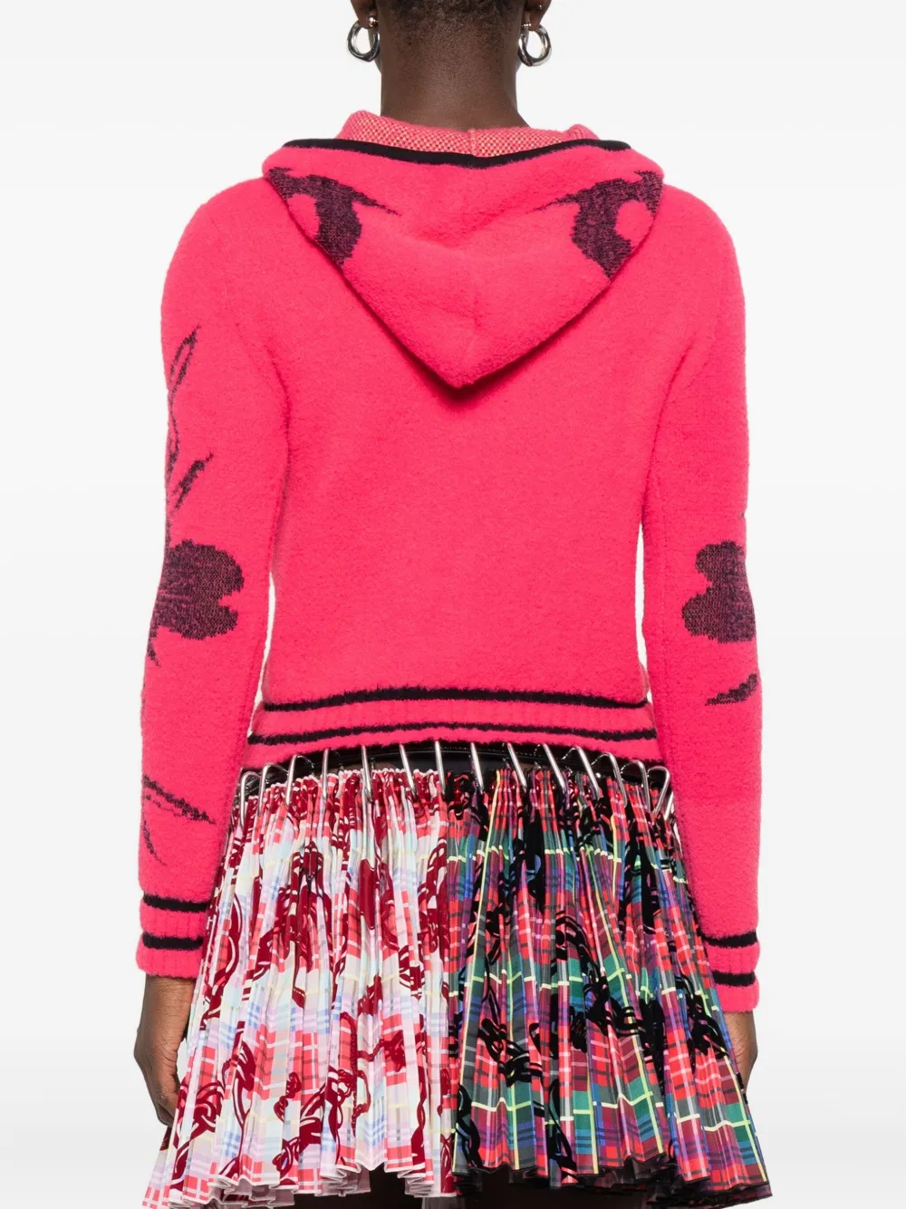 Chopova Lowena My Name Is Tiny Cardigan In Pink