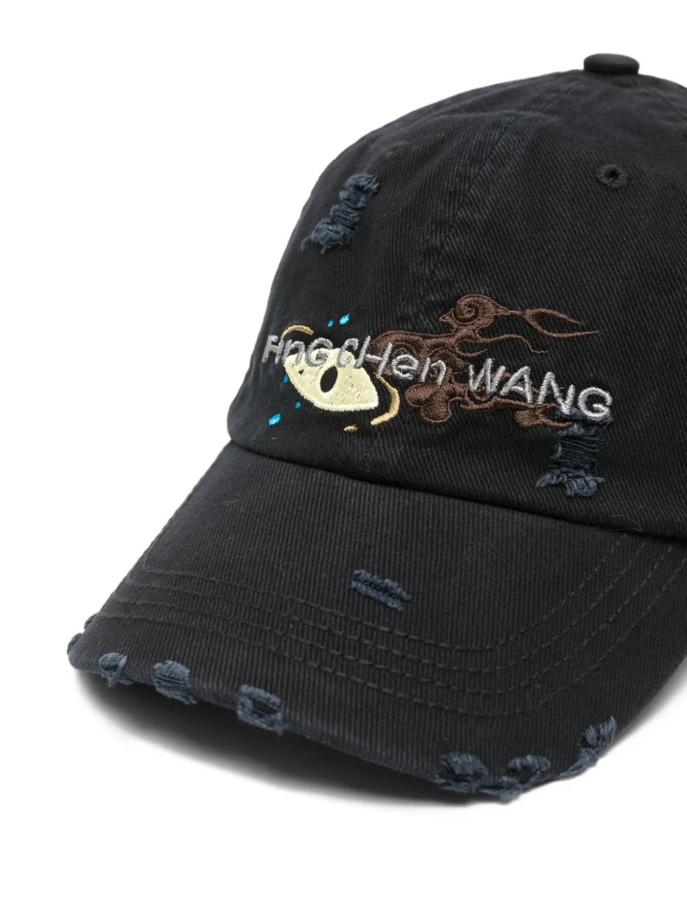 Feng Chen Wang Gerafelde pet Zwart