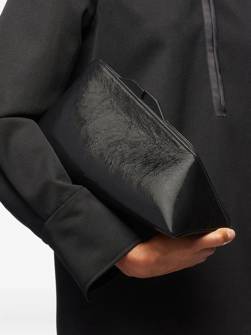 The Attico Day Off clutch bag - Zwart