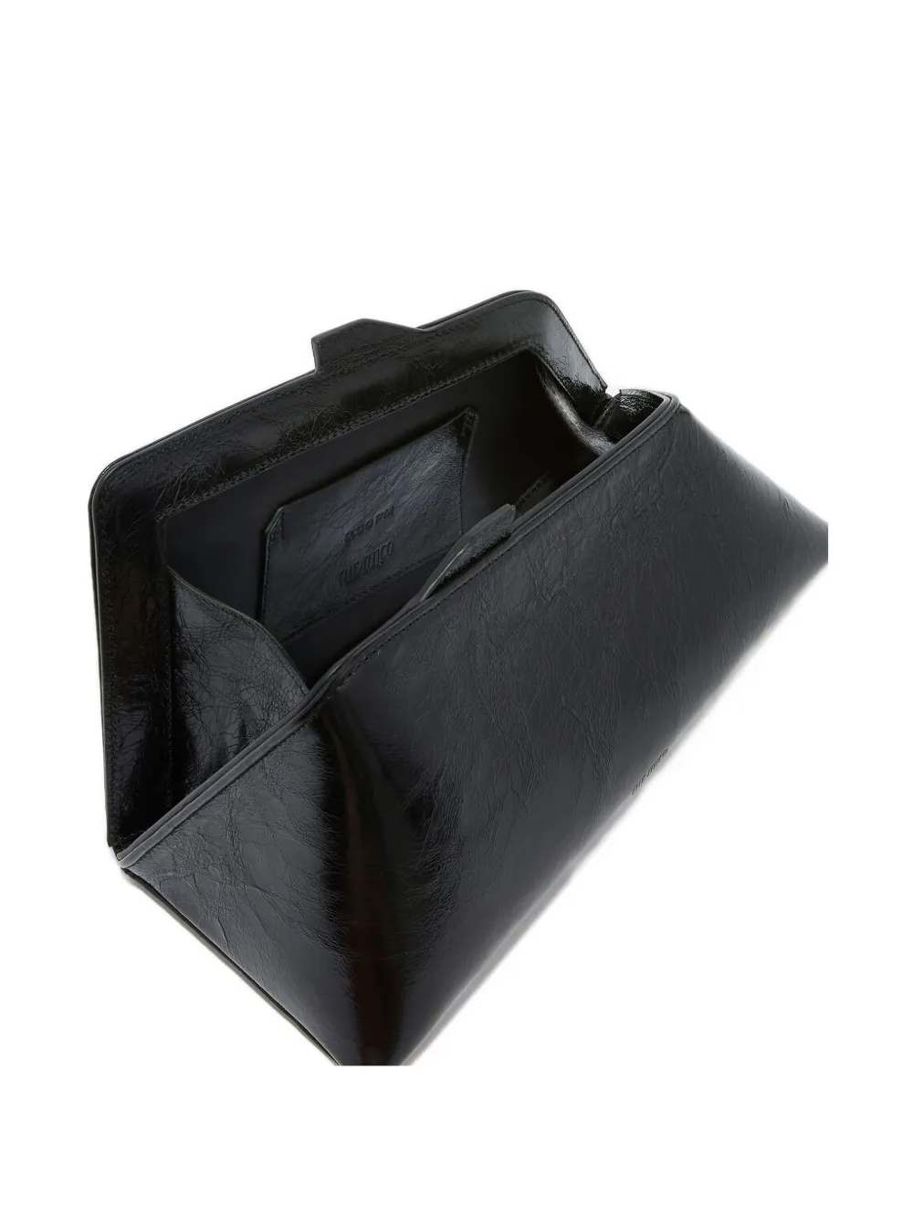 Attico Day Off Clutch Bag In Black