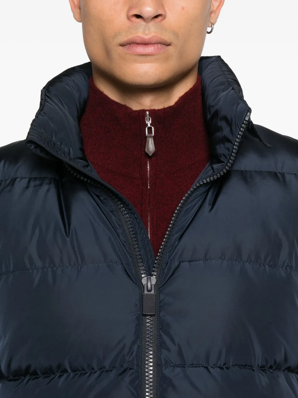 ASPESI Jas met rits Blauw