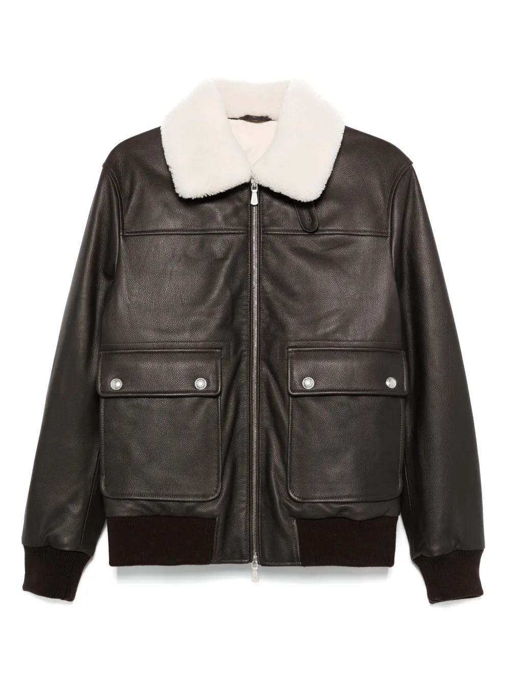 Eleventy chamarra bomber de lana | marrón | Image 1