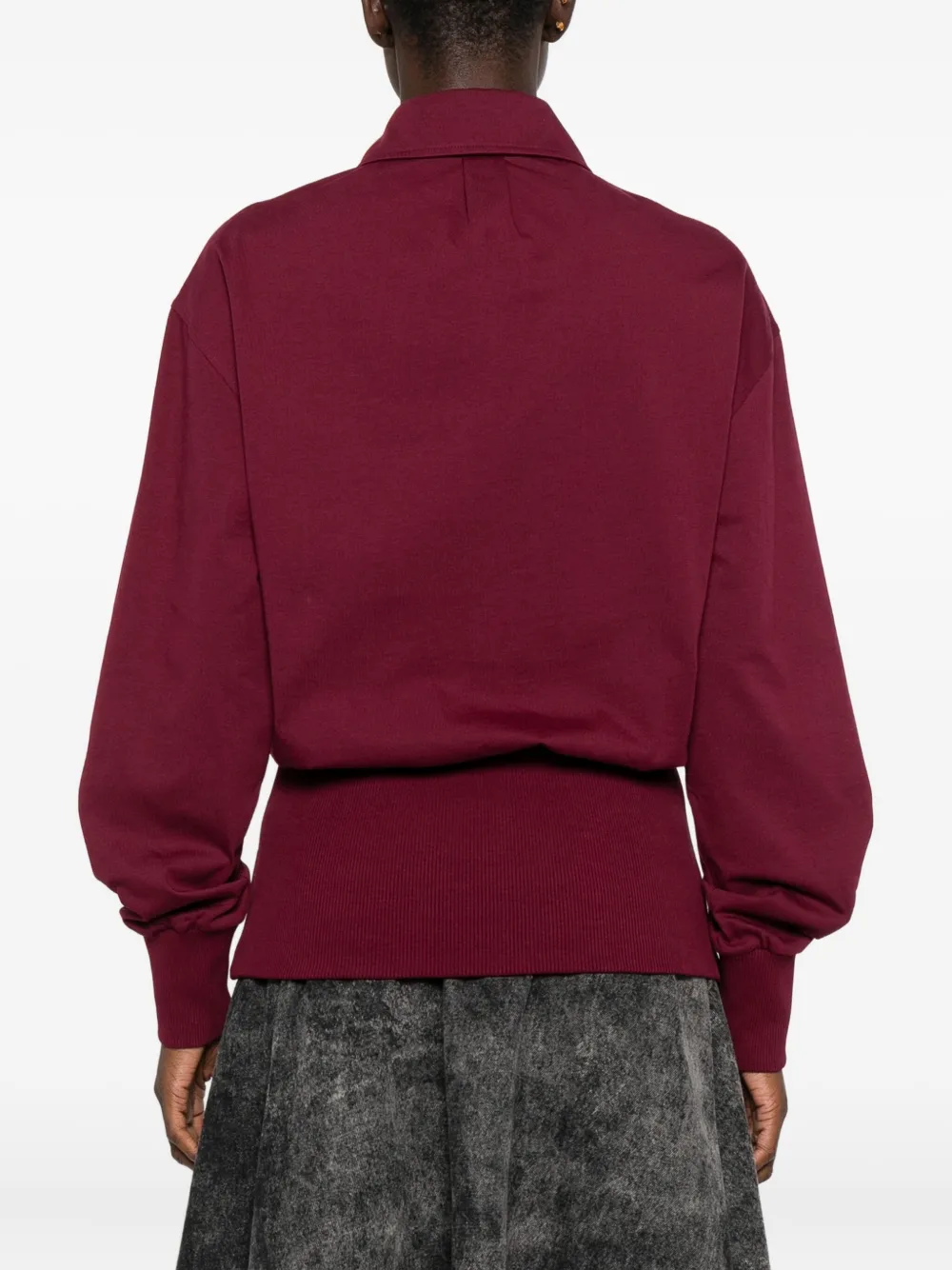 The Attico Button-down blouse Rood