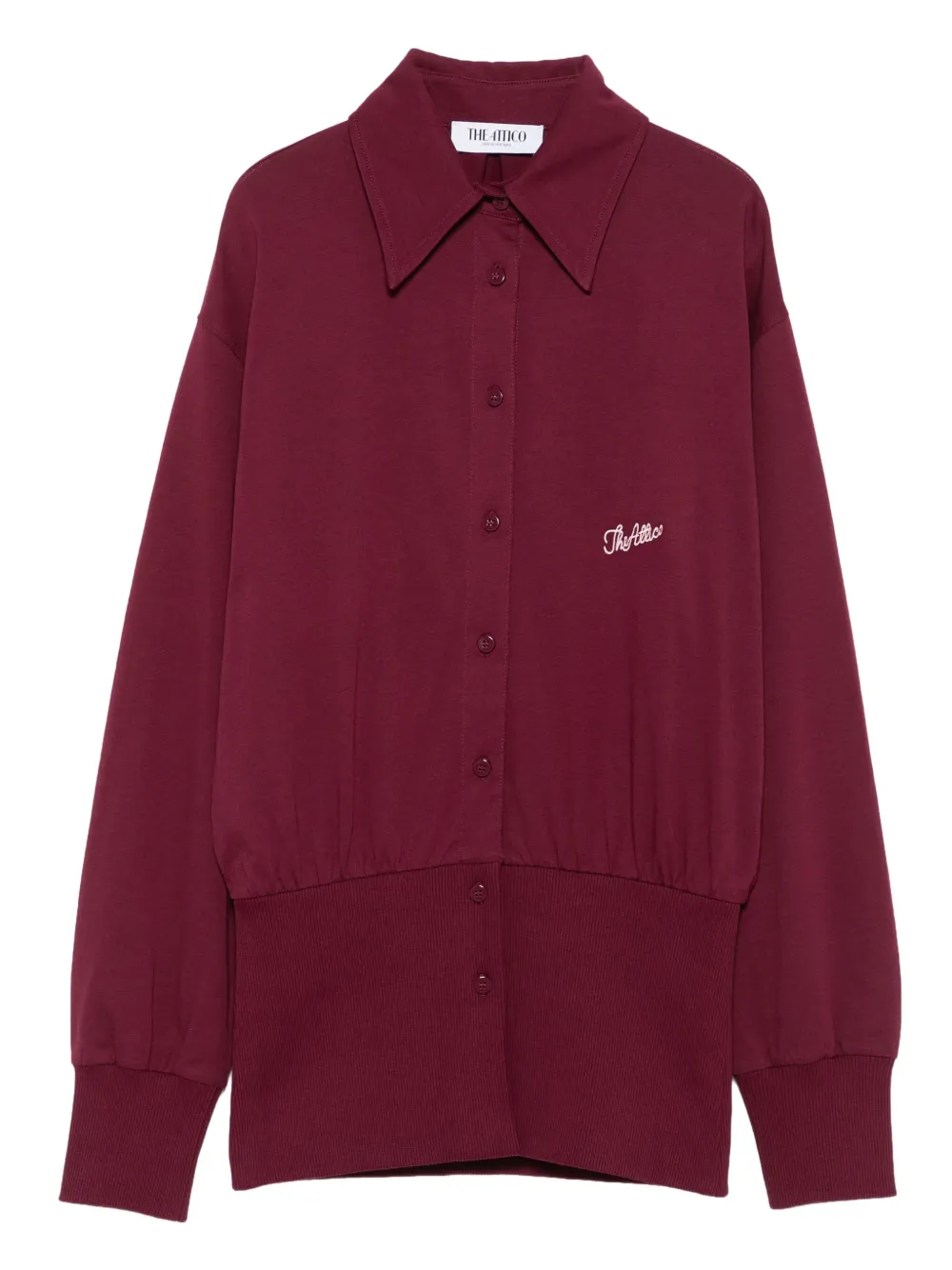 The Attico Button-down blouse Rood