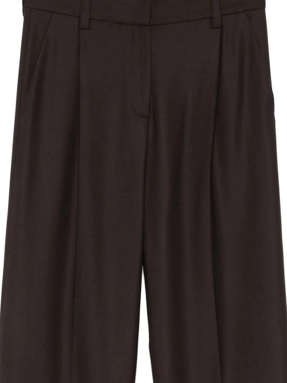 Antonelli Stanley Pleated Trousers In Brown