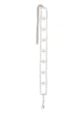 Alessandra Rich crystal-embellished necklace - Silver