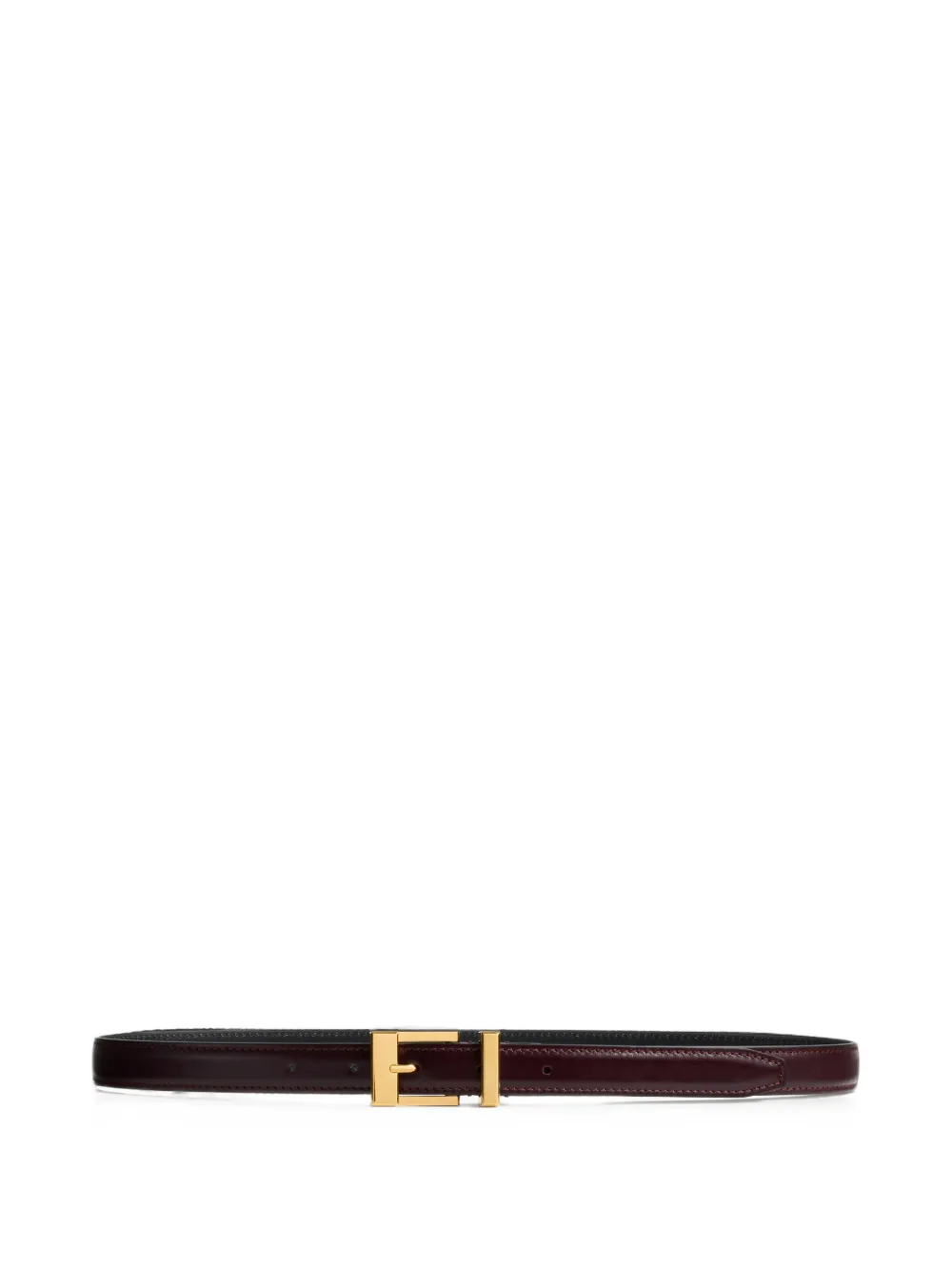 KHAITE Leren gespriem Rood