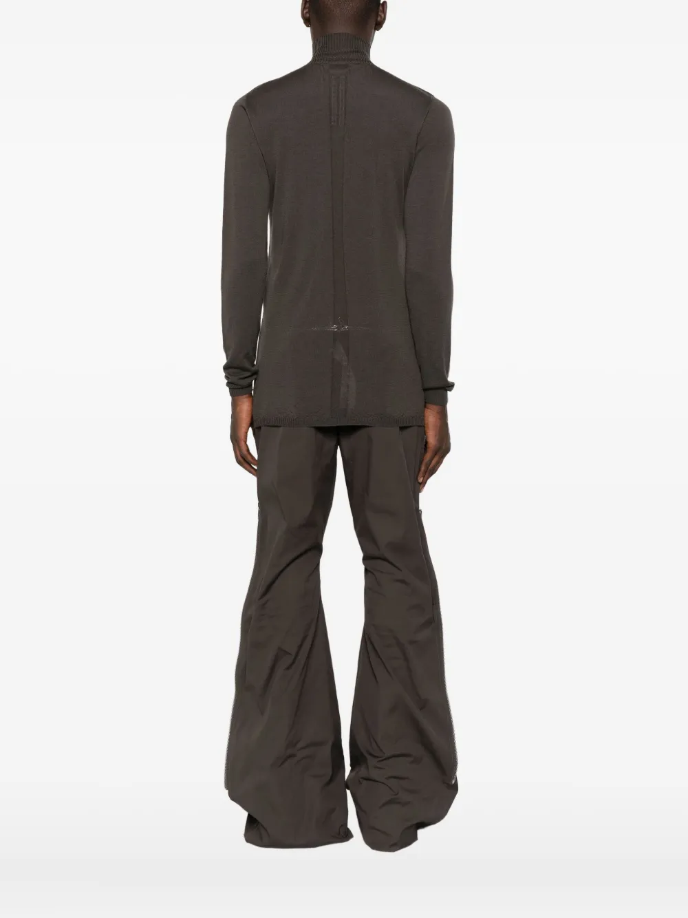 Rick Owens high-neck wool sweater Bruin