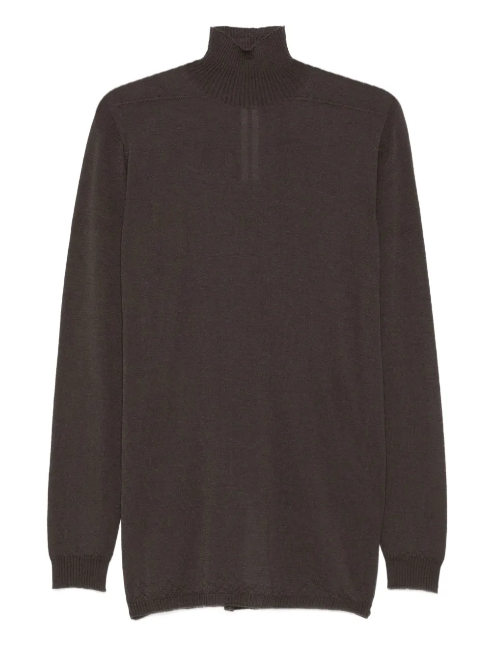 Rick Owens high-neck wool sweater Bruin