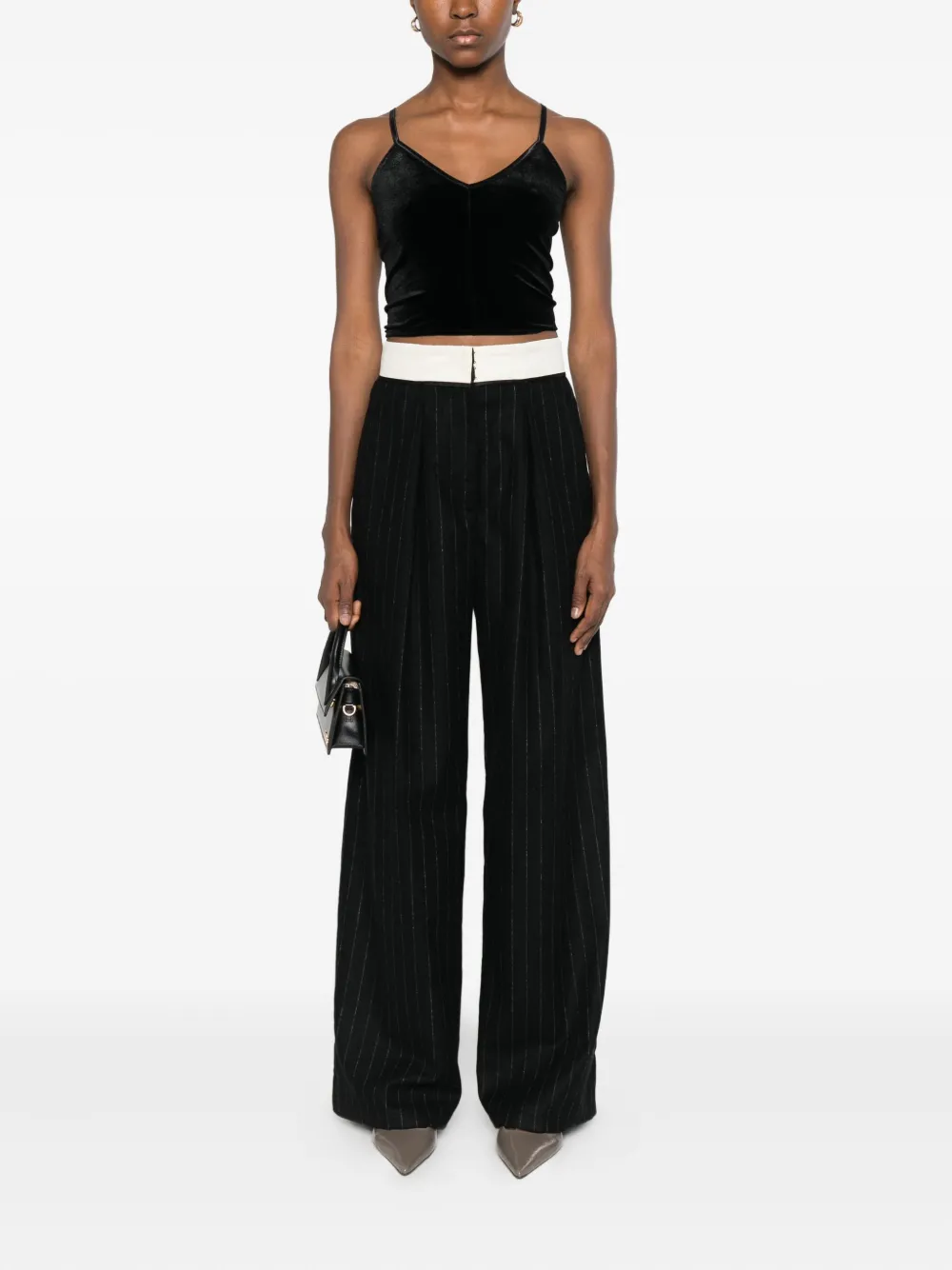 Forte Forte V-neck Tank Top In Black