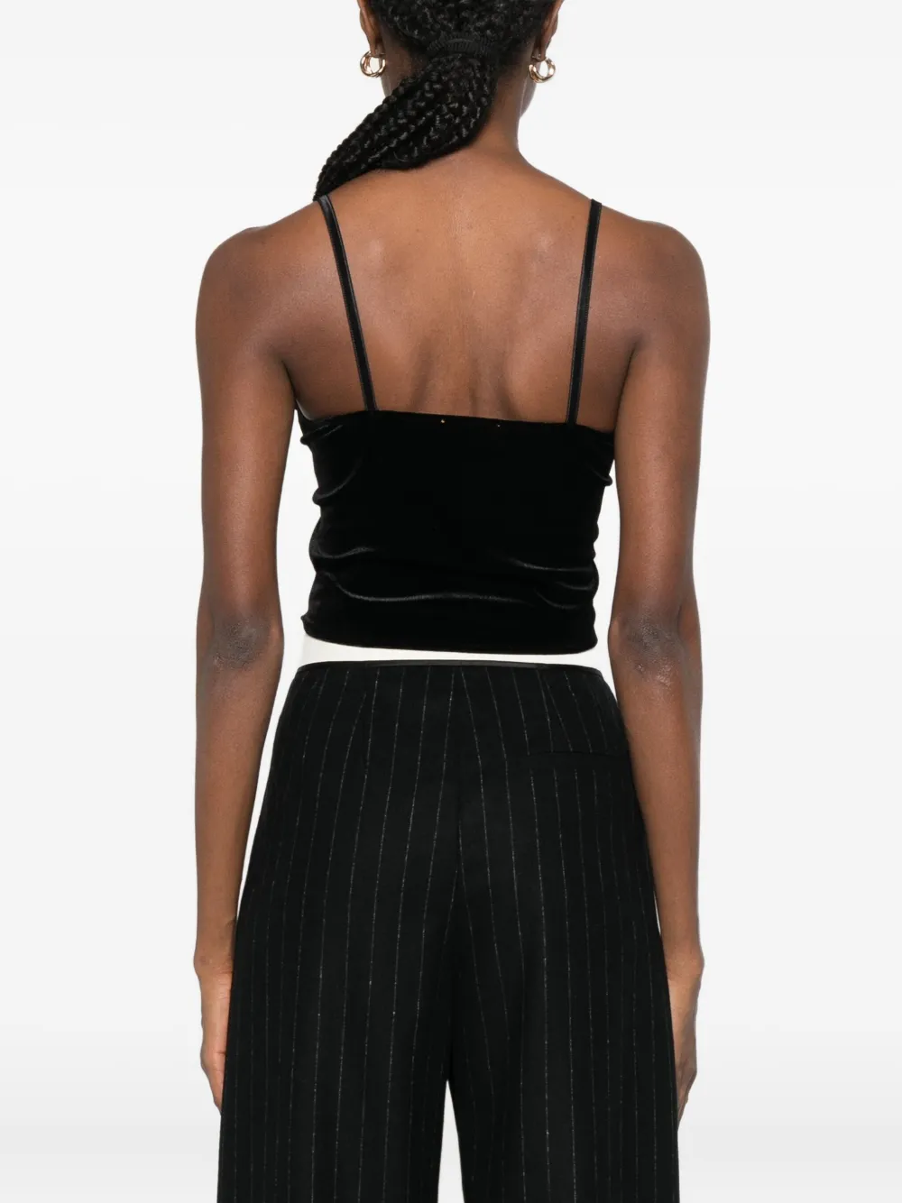 Forte Forte V-neck Tank Top In Black