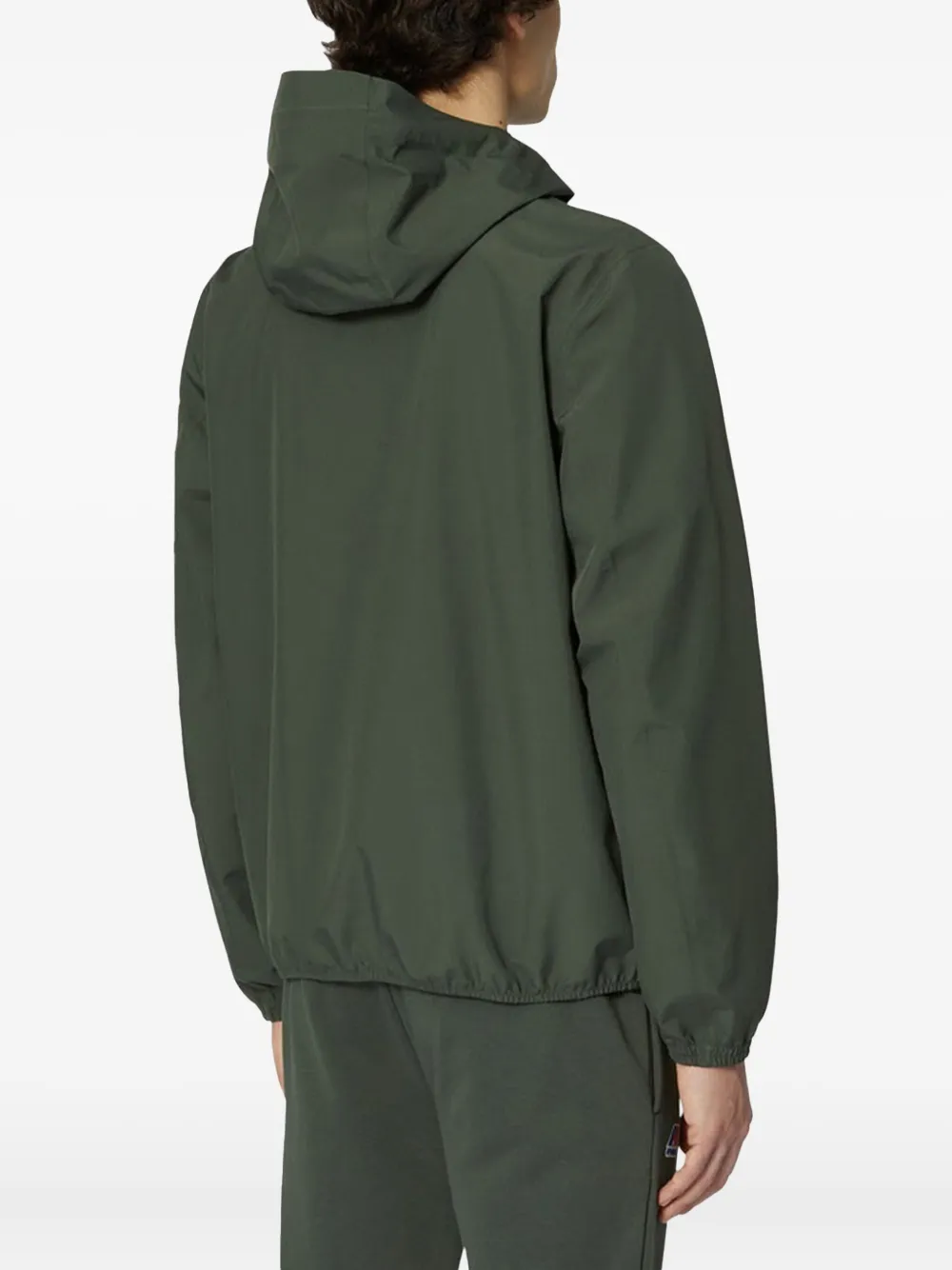 K-Way Jack hooded zip-front jacket Groen