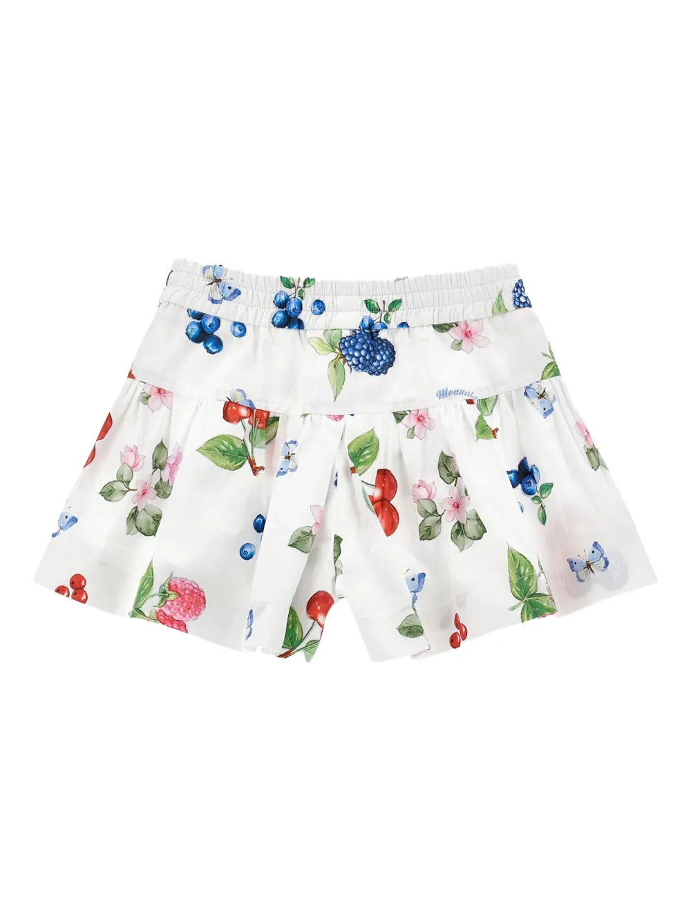 Monnalisa floral-print ruffled shorts Wit
