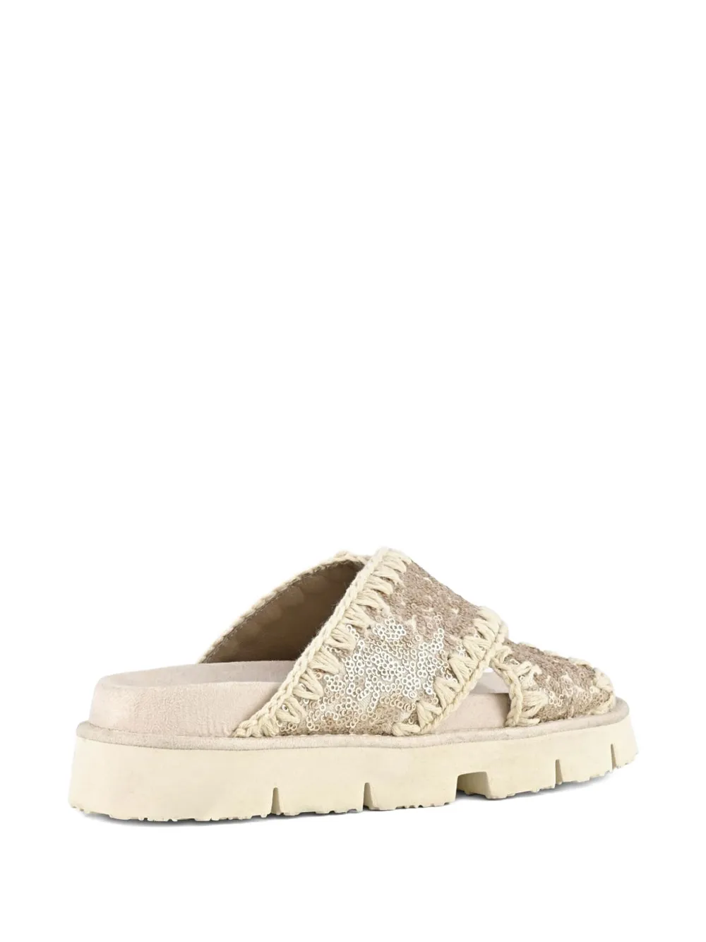Mou criss-cross sandals Neutrals