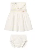 Paz Rodriguez Peter Pan-collar dress set - Neutrals