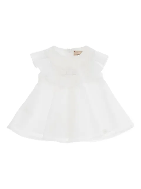 Elisabetta Franchi La Mia Bambina ruffled bow dress
