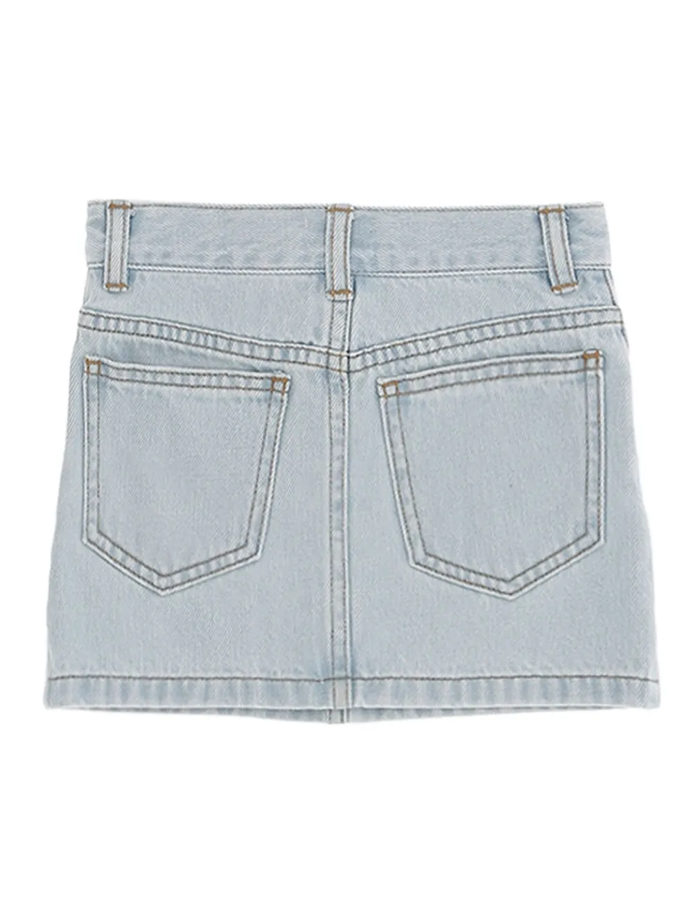 Pinko Kids Mini-spijkerrok met vijf zakken Blauw