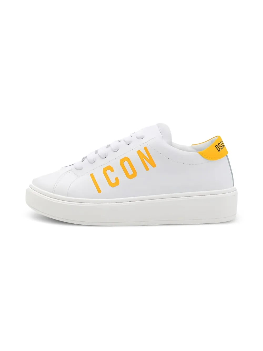 DSQUARED2 KIDS logo platform sneakers Wit