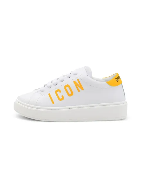 DSQUARED2 KIDS logo platform sneakers