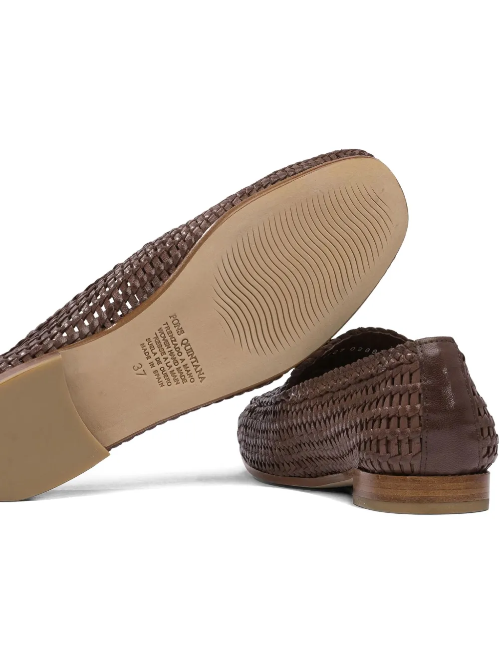 Toni Pons woven leather loafers Brown