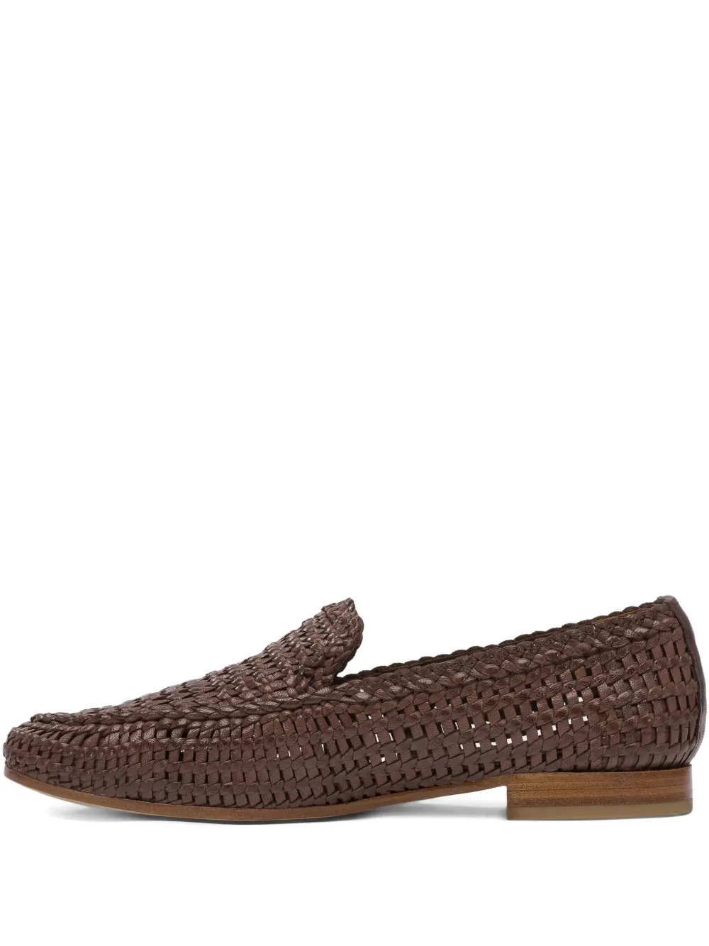 Toni Pons woven leather loafers Brown