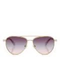 Swarovski Eyewear pilot-frame sunglasses - Gold