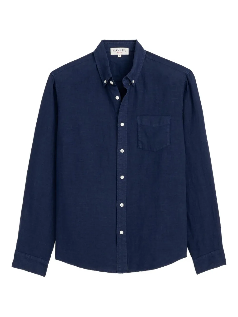 Alex Mill linen long-sleeve shirt | Blue | Image 1