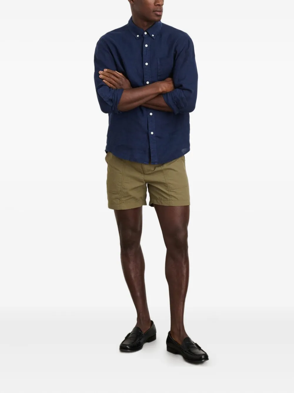 Alex Mill linen long-sleeve shirt | Image 2