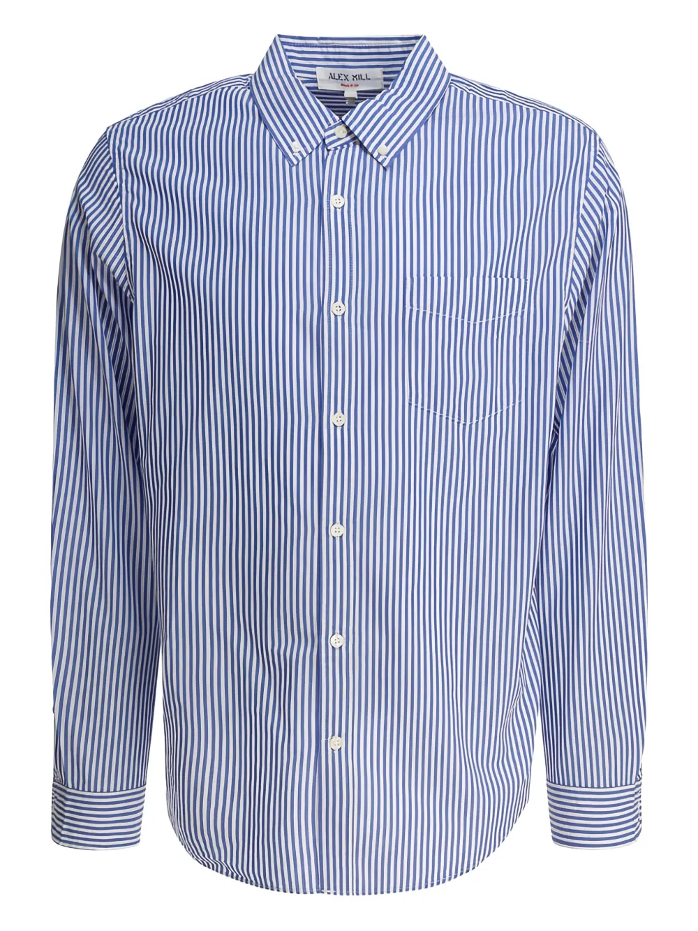 Alex Mill camisa a rayas de algodón | negro | Image 1