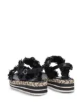 Toni Pons fringed platform sandals - Black